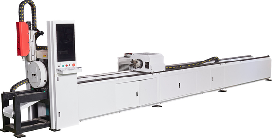 Three Dimensional Laser Pipe Cutting Machine Rack Pipe High Speed 1500-6000W