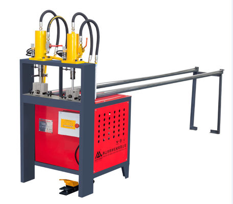Un buen precio. Máquina de perforación semiautomática de doble estación de acero inoxidable de hierro de aluminio en línea