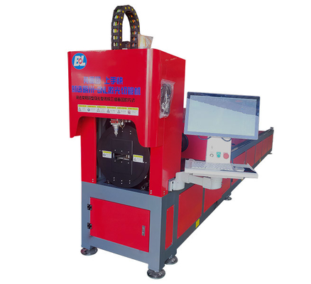 Multi Axis Tube Laser Cutting Machine Horizontal Elliptical Tube Channel Steel