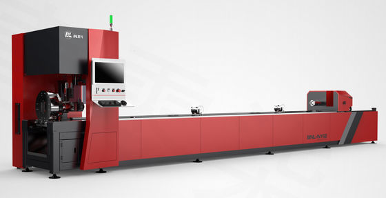 Хорошая цена. Станок для резки алюминиевых труб прямоугольного сечения с водяным охлаждением, угол резки 0-45 градусов и описанной окружностью ≤φ120 мм онлайн