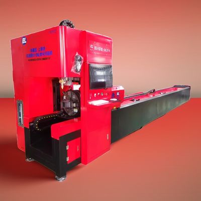 Un buen precio. Máquina de corte de tubos cuadrados de precisión para ángulo de corte de 45 grados y longitud de cola de 45 mm a frecuencia de 50 Hz en línea