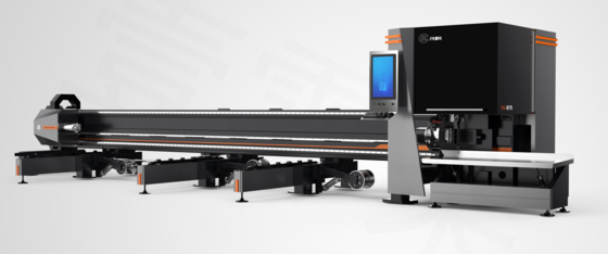 Machine de découpe laser à tube avec refroidissement par eau, longueur d'onde laser 1070nm et source laser Raycus