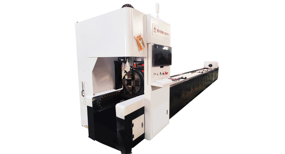Horizontal Aluminum Tube Cutting Machine For Movable Front Chuck Laser Cutter