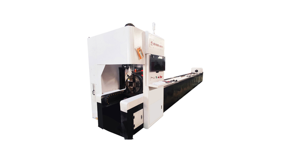 Horizontal Aluminum Tube Cutting Machine For Movable Front Chuck Laser Cutter