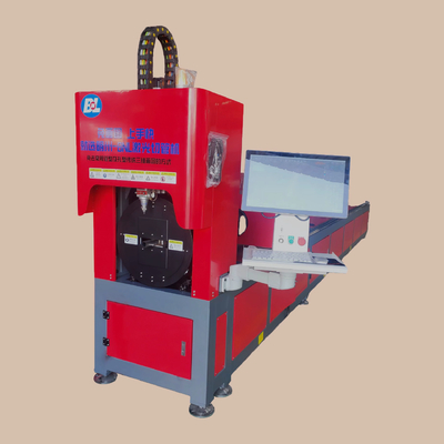 Dobra cena. High Precision Optical 23-bit/magnetic 17-bit Motor Square Tube Cutting Machine with 120mm Pneumatic Universal Chuck and 6000mm Feed Length w Internecie