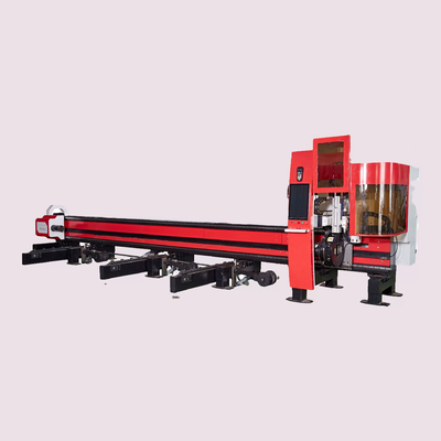 Metal Tube Laser Cutting Machine 1000W-4000W with 6m-12m Tube Length