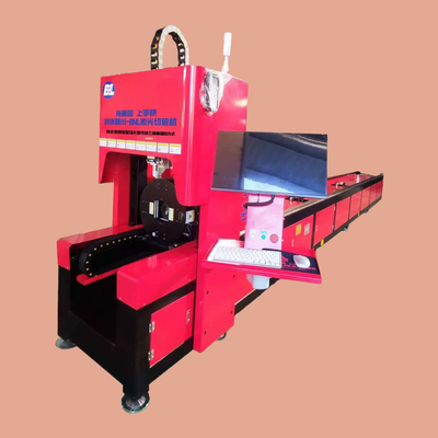 Laser Pipe Cutting Machine 6000mm×100mm MAX Laser Source ±0.02mm Accuracy