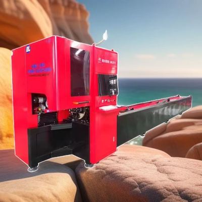 Un bon prix. Machine de découpe laser à tube métallique modèle BNL160 avec tension 380V/50Hz et dimensions de la machine 8600mm*2300mm*155mm en ligne