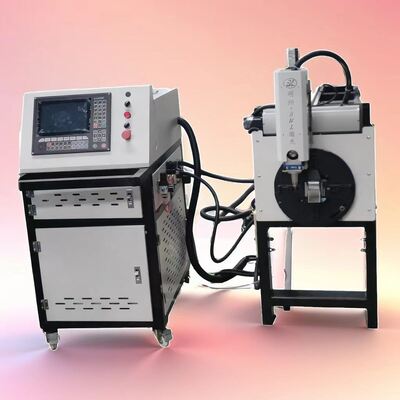 Un buen precio. Máquina de corte láser de tubos con rango de 10-100 mm con refrigeración por agua y sistema de control CNC en línea