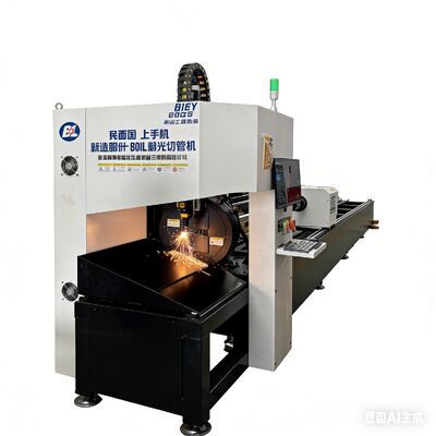 Un bon prix. Machine de découpe laser de tubes métalliques de 1500W avec 24 heures de travail continu et une précision de positionnement de ± 0,02 mm pour la fabrication de tubes de précision en ligne