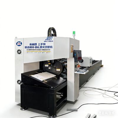 Goede prijs. 6250mm Pipe Length Range Metal Tube Laser Cutting Machine met TBI Ball Screw Transmission voor 24 uur continu gebruik online