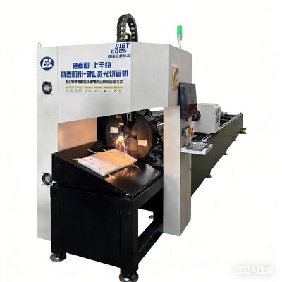 Ein guter Preis. 120 RPM Max Chuck Speed Laser Rohrschneidemaschine mit Faserlasertechnologie für φ15mm-φ160mm Rohrdurchmesserbereich Online