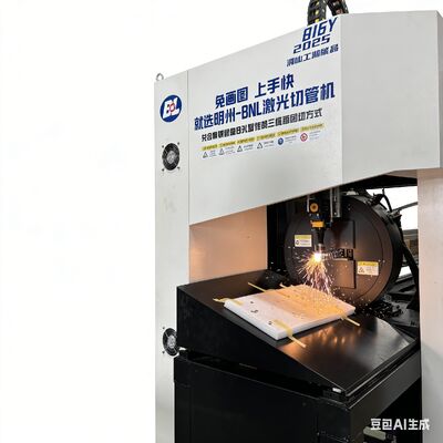 Ein guter Preis. Laser-Rohrschneidemaschine mit 120 U/min Max-Rohrgeschwindigkeit für φ15mm-φ160mm Rohrdurchmesser und Klappverpackung Online