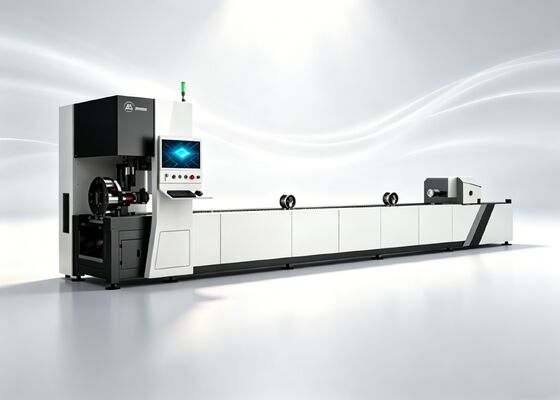 Metal Tube Laser Cutting Machine with Energy Saving Liquid Cooling Intelligent Processing and Clean Inner Wall