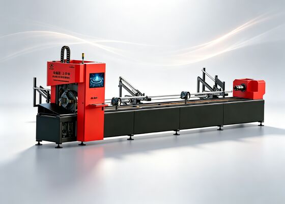 Efficient Zero Tail Material Metal Pipe Laser Cutter with Semi Automatic Loading System and ±0.02mm Cutting Accuracy