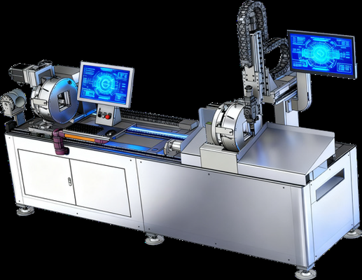Un buon prezzo. Macchina laser a fibra di 2000W compatta per il taglio infinito di tubi in linea