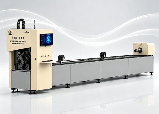 Q12 Fiber Laser Tube Cutting Machine with Industrial Grade Structure and High Accuracy