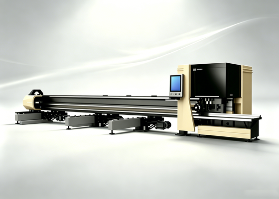 RuiZhi B Heavy Duty Metal Tube Laser Cutting Machine For Industrial Production In Steel Structure Industry