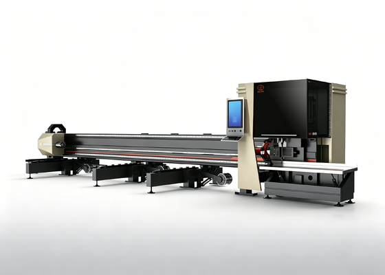 RUIZHI B Automatic Centering Metal Tube Laser Cutting Machine HVAC