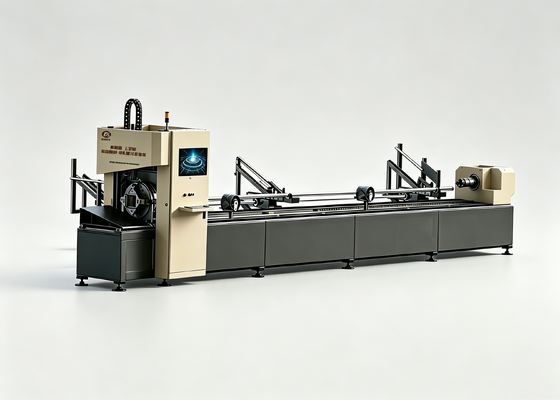 Un bon prix. Machine de découpe de tubes laser à fibre Q12Y avec haute précision et découpe multi-tubes en ligne