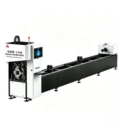 Un bon prix. Machine de découpe de tubes laser à fibre Q12 avec structure de qualité industrielle et haute précision en ligne