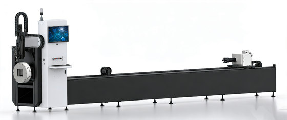 Un bon prix. Machine de découpe de tubes laser à fibre CNC M12 pour tubes en aluminium, acier et fer en ligne