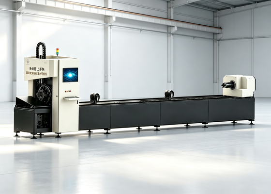 Q12 Macchina per taglio laser di tubi in metallo da 1500W per corrimano Mingzhou Laser