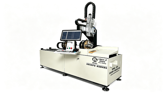 X90Y Double Chuck Metal Tube Laser Cutting Machine 5-90mm per finestre di sicurezza