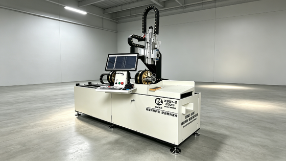 Machine de découpe de tubes métalliques au laser X90Y Mingzhou avec traitement automatique des trous