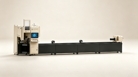 Mingzhou Laser 5 Axis Laser Cutting Machine for Thick Wall Metal Tube Bevel Cutting and Hole Cutting