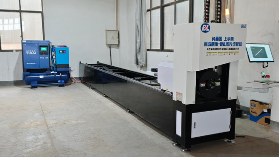 Metallrohr-Laserschneidmaschine für Treppengeländer Mingzhou Laser Q12