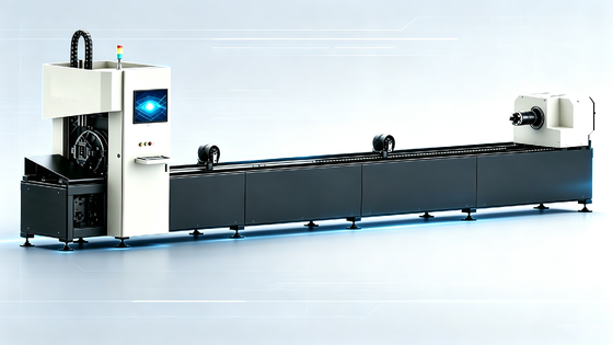 MINGZHOU Q16Y Fiber Laser Pipe Cutting Machine for Railings, Gates and Fence Manufacturing