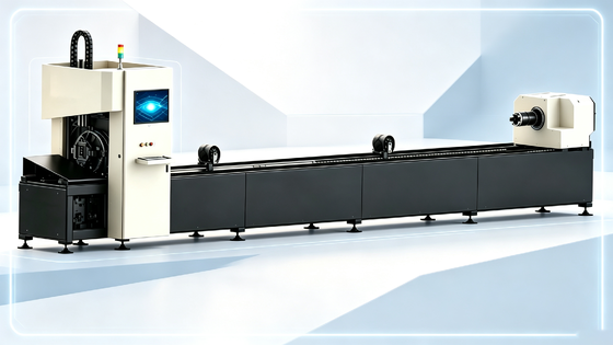 MINGZHOU Q16Y Fiber Laser Pipe Cutting Machine for Railings, Gates and Fence Manufacturing
