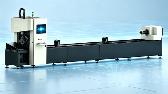 Aluminum Tube Cutting Machine with ±0.02mm Positioning Accuracy and 6000mm Max Processing Length for Multi-Language Support