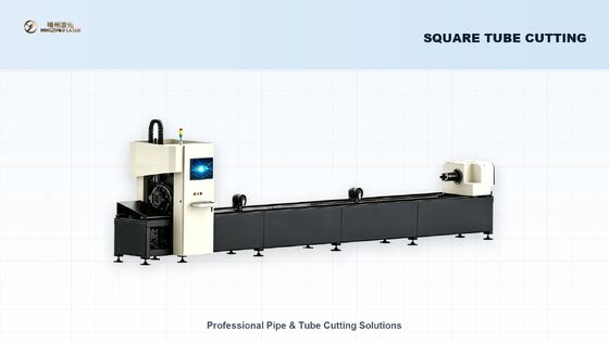 Square Tube Cutting Machine for Metal Frame Fabrication Mingzhou Laser