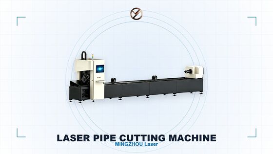 Square Tube Cutting Machine for Steel Frame Production Mingzhou Laser