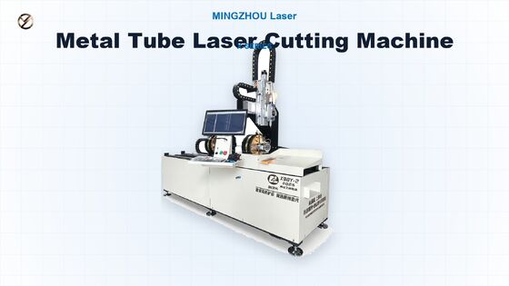 Mingzhou CNC Laser Tube Cutter with Automatic Hole Processing and ±0.02mm Accuracy for Multi-Language Support