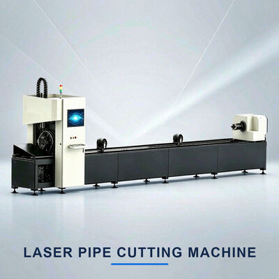 Automatic Fiber Laser Round Tube Cutting Machine for Stainless Steel Decorations and Artistic Metal Products