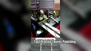 Fast Hydraulic Punching Machine for Metal Louvers