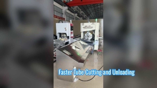 Efficient Laser Tube Cutting with Auto Unloading