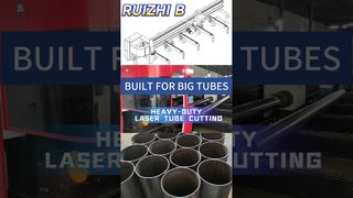 RUIZHIB Laser Tube Cutting Machine | Built for Big Tubes & Heavy-Duty Cutting #lasertubecutter