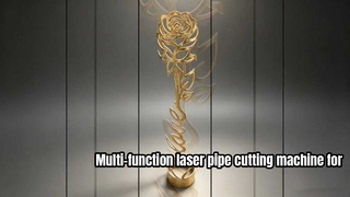 Multi-function laser pipe cutting machine for various profiles and shaped tubes   