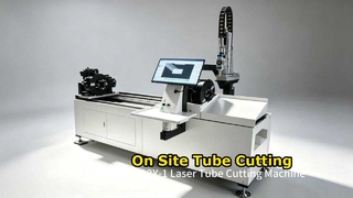Laser Tube Cutter On Site Construction Site Cutting