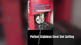 Precision Stainless Steel Tube Slot Cutting Solution