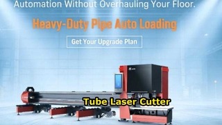 120mm Tube Laser Cutter Precision Metal Fabrication